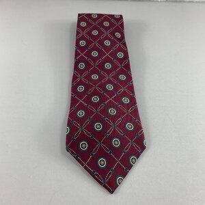 Nubio Collezione Esclusivo Maroon Men's Tie 4' x 59" Vintage